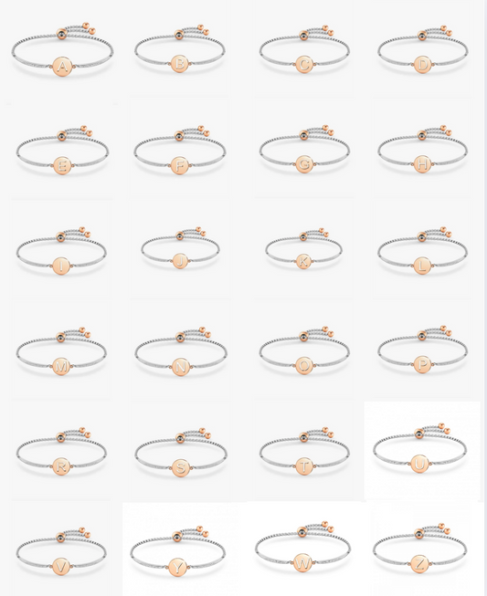Nomination Milleluci Two Tone Initial Toggle Bracelet