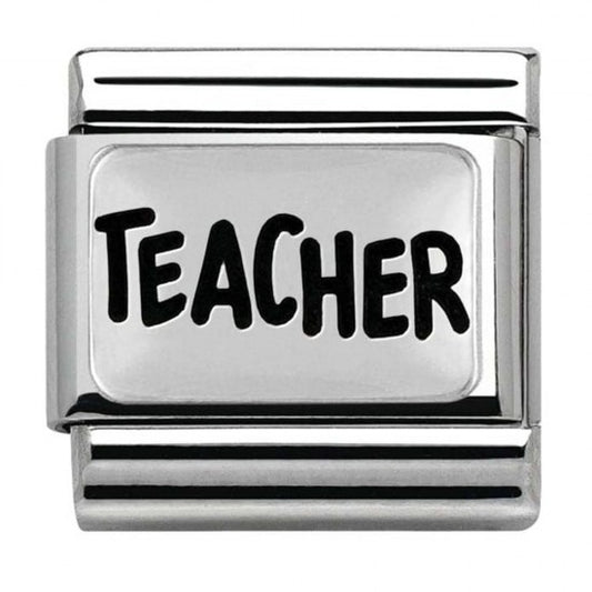Nomination Classic Silver Teacher Charm Link 33010239