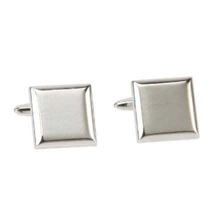 HAREVY MAKIN PLAIN SQUARE CUFFLINKS