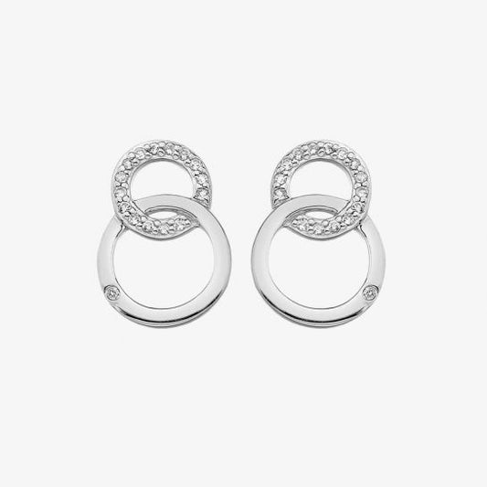 Striking Interlocking Earrings
