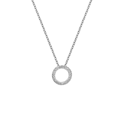 Hot Diamonds Sterling Silver Bliss Circle Pendant DP661 Ladies Gift