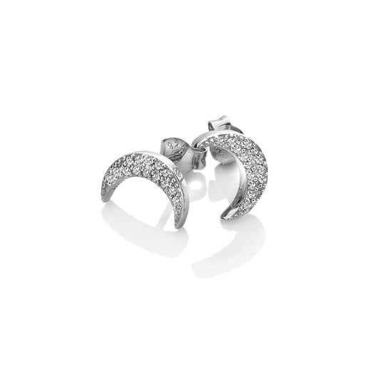 Hot Diamonds Sterling Silver Crescent Bliss Earrings DE553 Ladies Gift