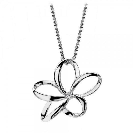 Hot Diamonds Sterling Silver Paradise Petal Pendant DP230