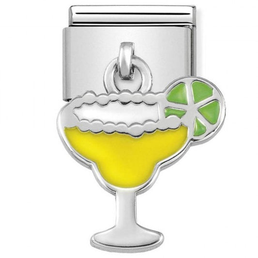 Nomination Classic Silver Cocktail Pendant Food & Drink Charm Link 33180509