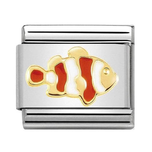 Nomination Classic Gold Clownfish Animal Charm Link 0302740