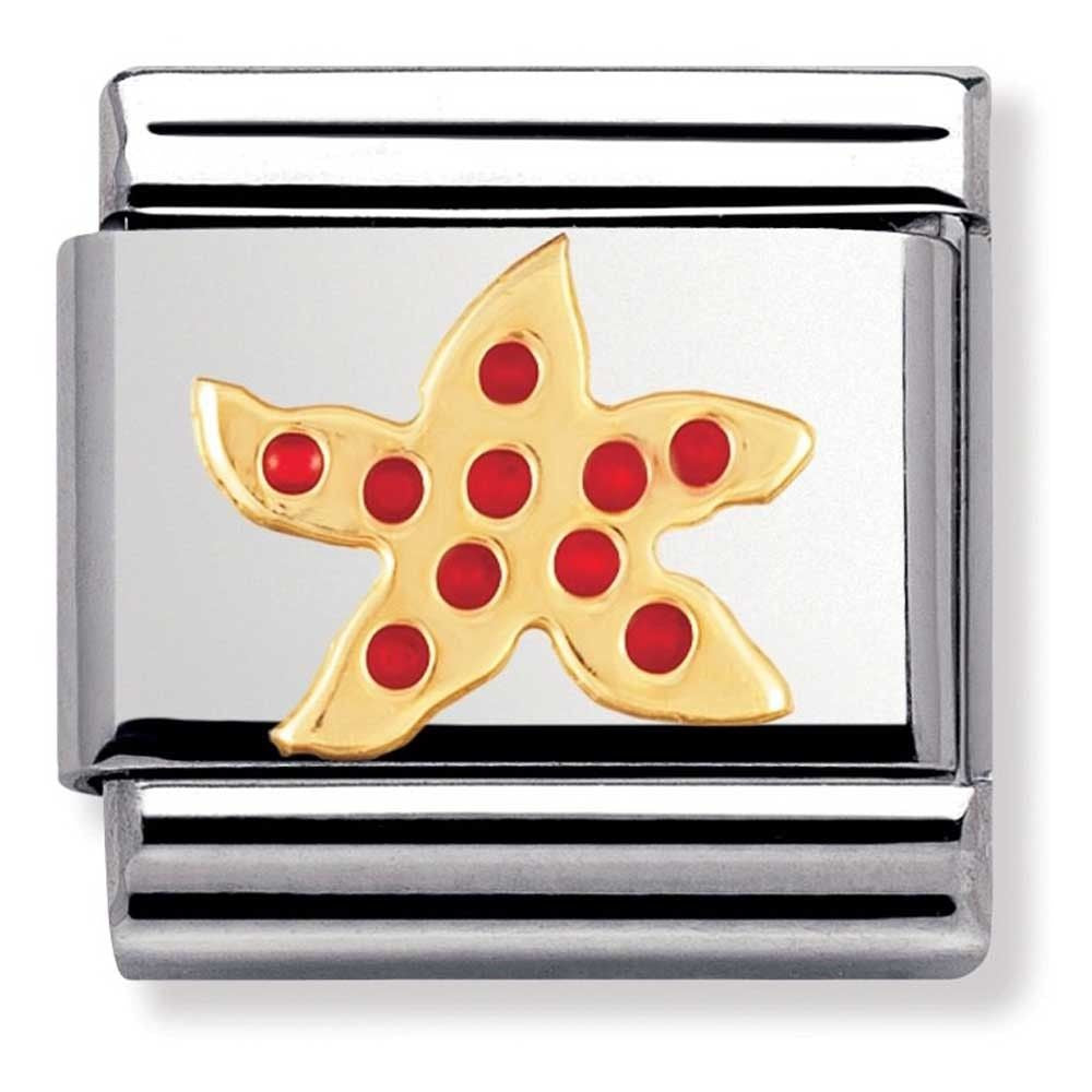 Nomination Classic Gold Starfish Charm Link 03021305