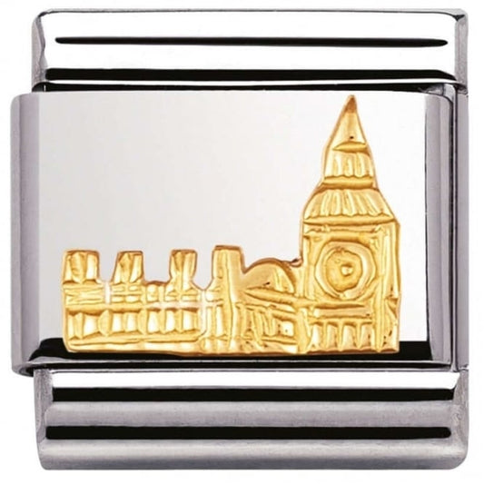 Nomination Classic Gold Big Ben London Travel Charm Link 3012301