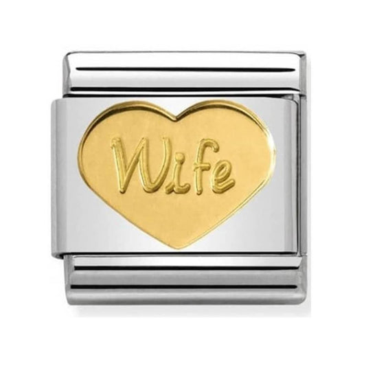 Nomination Charms Classic Gold Family Wife Charm Link 03016242