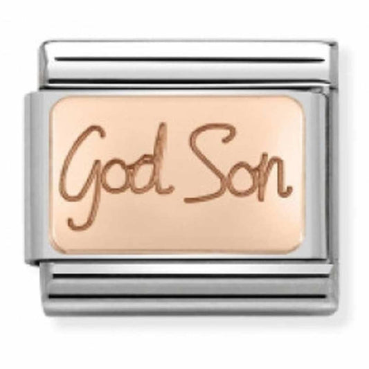Nomination Classic Rose Gold Godson Charm  43010804