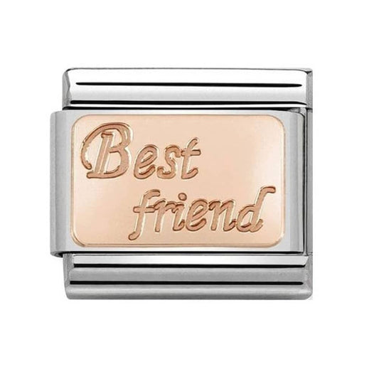 Nomination Classic Rose Gold Best Friend Charm Link 43010816