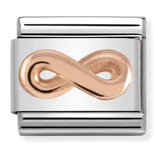 Nomination Classic Rose Gold Charm Infinity Charm Link 43010603