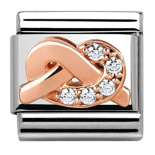 Nomination Classic Rose Gold Charm Spirituality Infinity Knot Charm Link 43030206