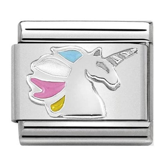 Nomination Classic Silver Unicorn Animal Charm Link 33020416