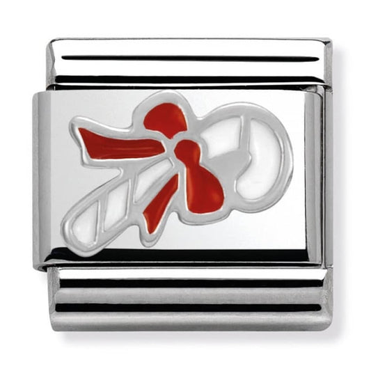 Nomination Classic Silver Candy Cane Xmas Charm Link 33020407