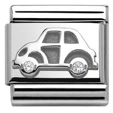 Nomination Classic Silver Car Travel  Charm Link 33031105