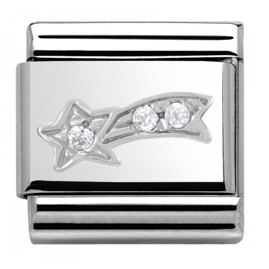 Nomination Classic Silver Shooting Star Xmas CharmLink 33031301