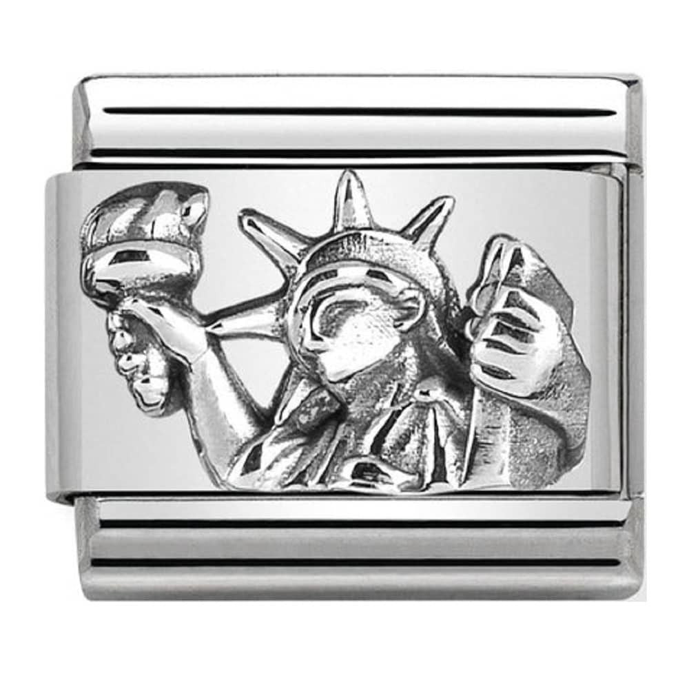 Nomination Classic Silver Statue Liberty Travel Charm Link 33010534
