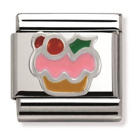 Nomination Classic Silver Xmas Pudding Charm Link 33020410