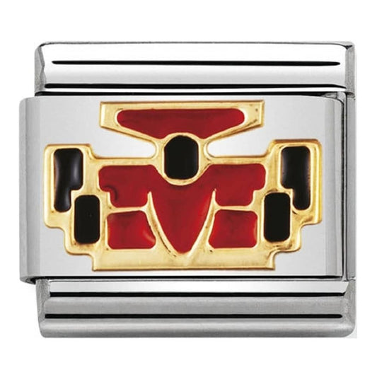 Nomination Classic Gold Formula 1 Sport Charm Link 03020323