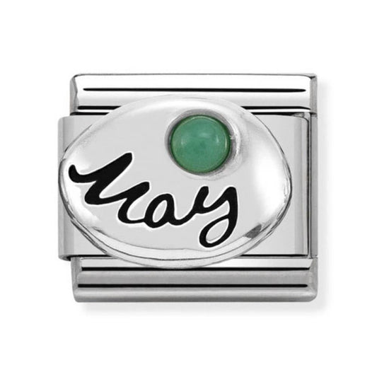 Nomination Silver May Birthstone Charm Link 33050505