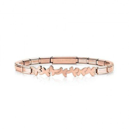 Nomination Trendsetter Rose Gold Butterfly Bracelet