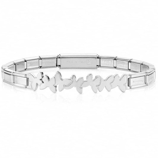 Nomination Trendsetter Silver Butterfly Bracelet 021126016
