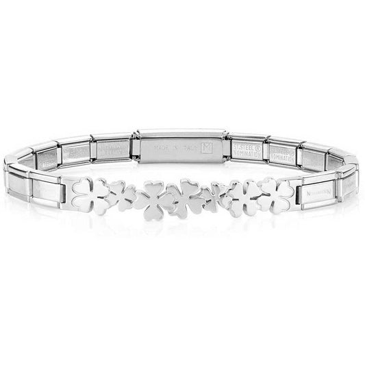 Nomination Trendsetter Silver Good Luck Clover Bracelet