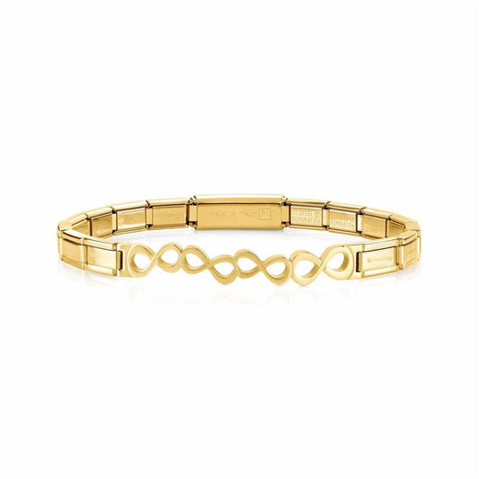 Nomination Trendsetter Yellow Gold Infinity Bracelet