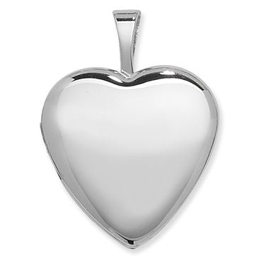 Silver Heart Locket Pendant