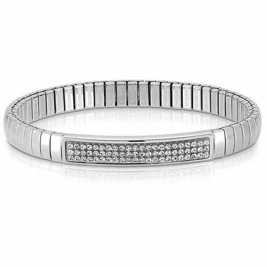 Nomination Extension Silver White Crystal Bracelet 043210010